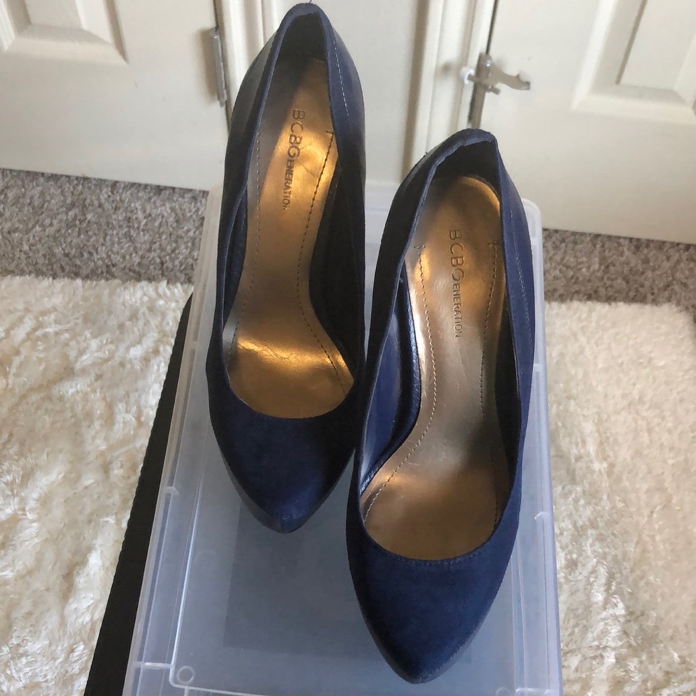 Dark Blue BCBG Pumps